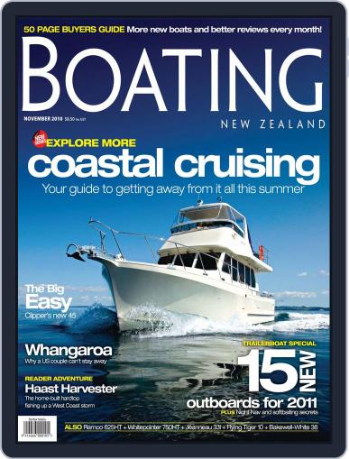 Boating NZ November 1st, 2010 Digital Back Issue Cover