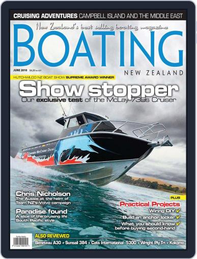 Boating NZ June 2nd, 2010 Digital Back Issue Cover