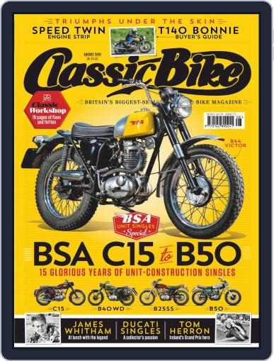 Classic Bike August 1st, 2019 Digital Back Issue Cover