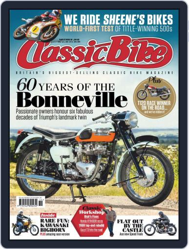 Classic Bike November 1st, 2018 Digital Back Issue Cover