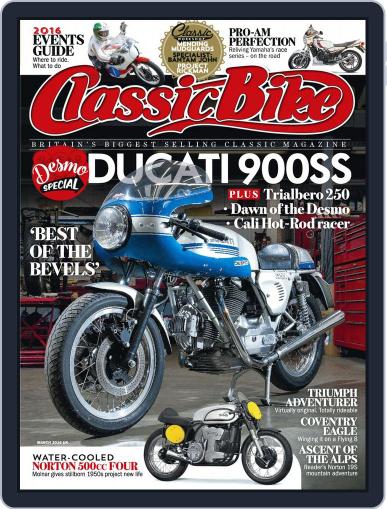 Classic Bike March 1st, 2016 Digital Back Issue Cover