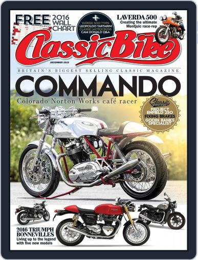 Classic Bike December 1st, 2015 Digital Back Issue Cover