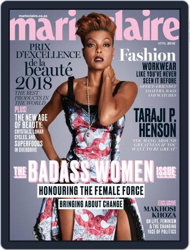 Marie Claire South Africa April 1st, 2018 Digital Back Issue Cover