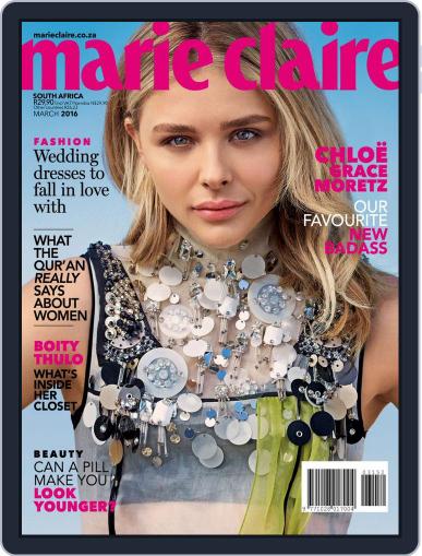Marie Claire South Africa February 22nd, 2016 Digital Back Issue Cover
