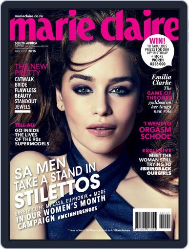 Marie Claire South Africa July 16th, 2015 Digital Back Issue Cover