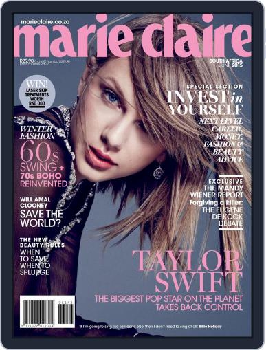 Marie Claire South Africa June 1st, 2015 Digital Back Issue Cover