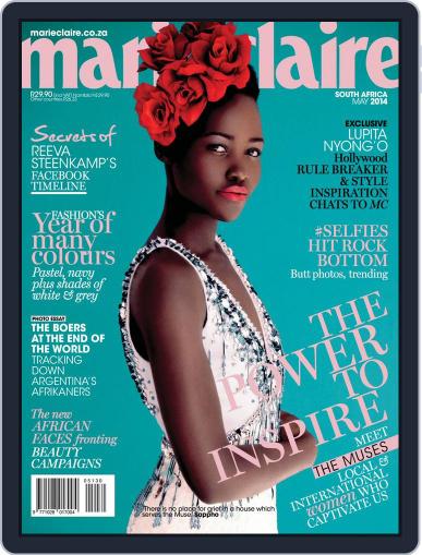 Marie Claire South Africa April 22nd, 2014 Digital Back Issue Cover