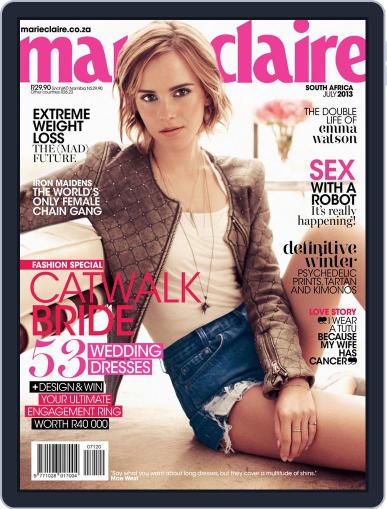 Marie Claire South Africa June 23rd, 2013 Digital Back Issue Cover