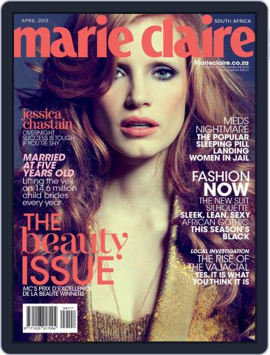 Marie Claire South Africa March 17th, 2013 Digital Back Issue Cover