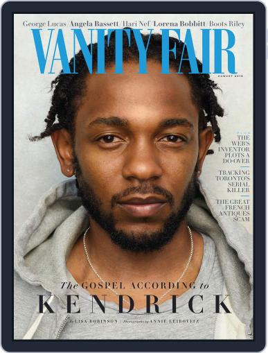 Vanity Fair UK August 1st, 2018 Digital Back Issue Cover