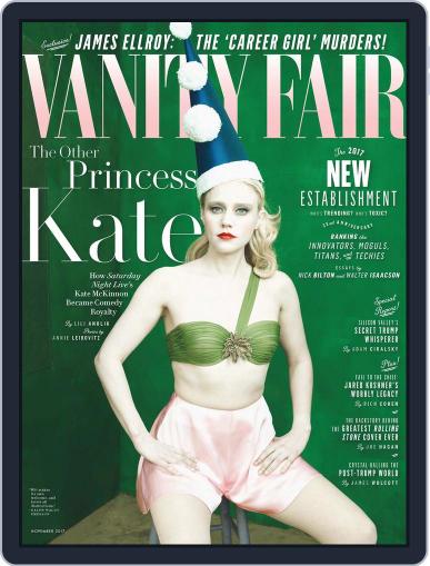 Vanity Fair UK November 1st, 2017 Digital Back Issue Cover