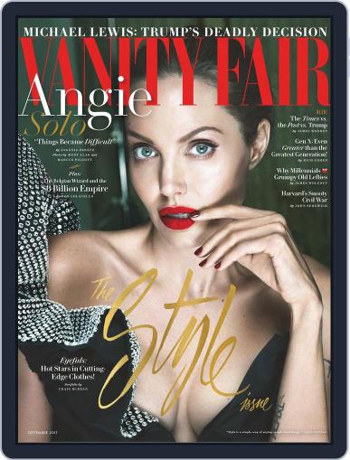 Vanity Fair UK September 1st, 2017 Digital Back Issue Cover
