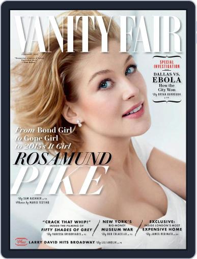Vanity Fair UK January 13th, 2015 Digital Back Issue Cover