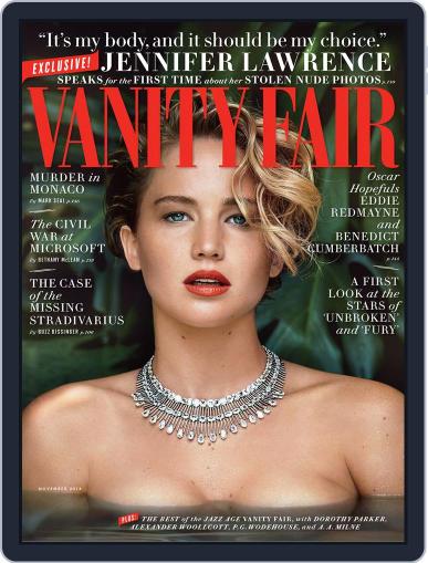 Vanity Fair UK October 14th, 2014 Digital Back Issue Cover