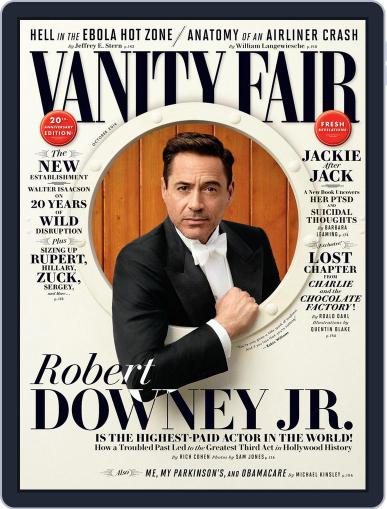 Vanity Fair UK September 16th, 2014 Digital Back Issue Cover