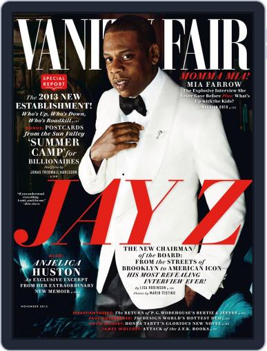 Vanity Fair UK October 8th, 2013 Digital Back Issue Cover