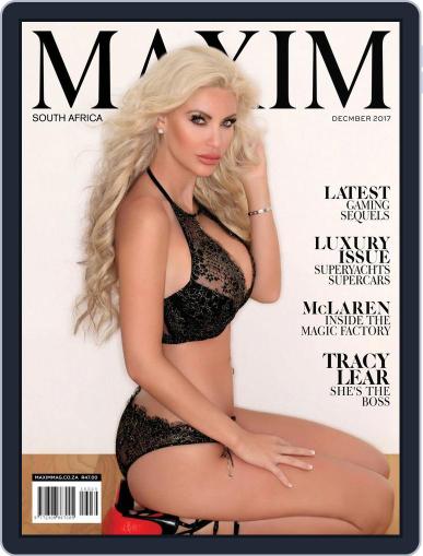 Maxim South Africa December 1st, 2017 Digital Back Issue Cover