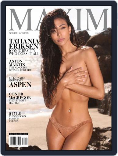 Maxim South Africa March 1st, 2017 Digital Back Issue Cover