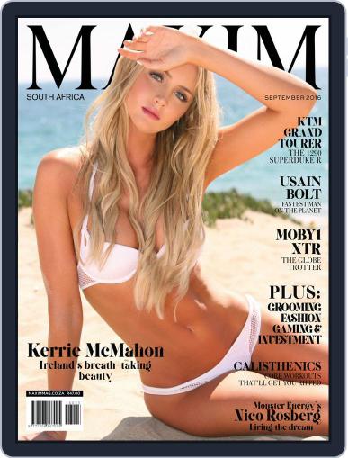 Maxim South Africa September 1st, 2016 Digital Back Issue Cover