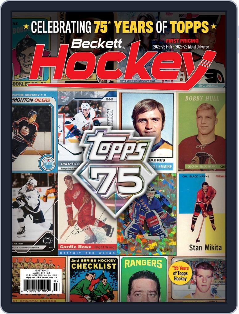 Beckett Hockey (Digital) Subscription                    July 1st, 2026 Issue
