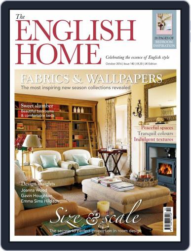The English Home October 1st, 2016 Digital Back Issue Cover