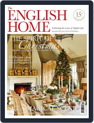 The English Home (Digital) December 1st, 2015 Issue Cover