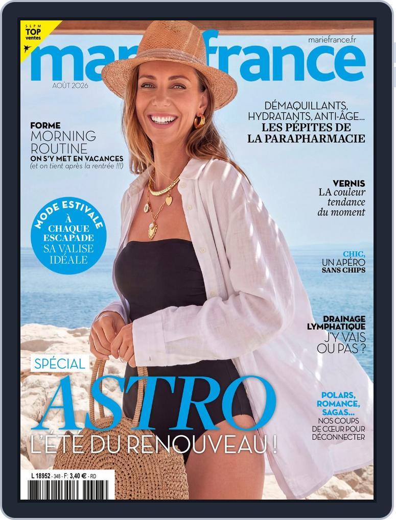 Marie France (Digital) Subscription                    August 1st, 2026 Issue