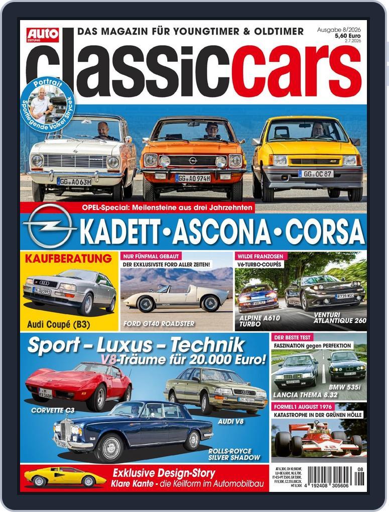 Auto Zeitung Classic Cars (Digital) Subscription                    July 2nd, 2026 Issue