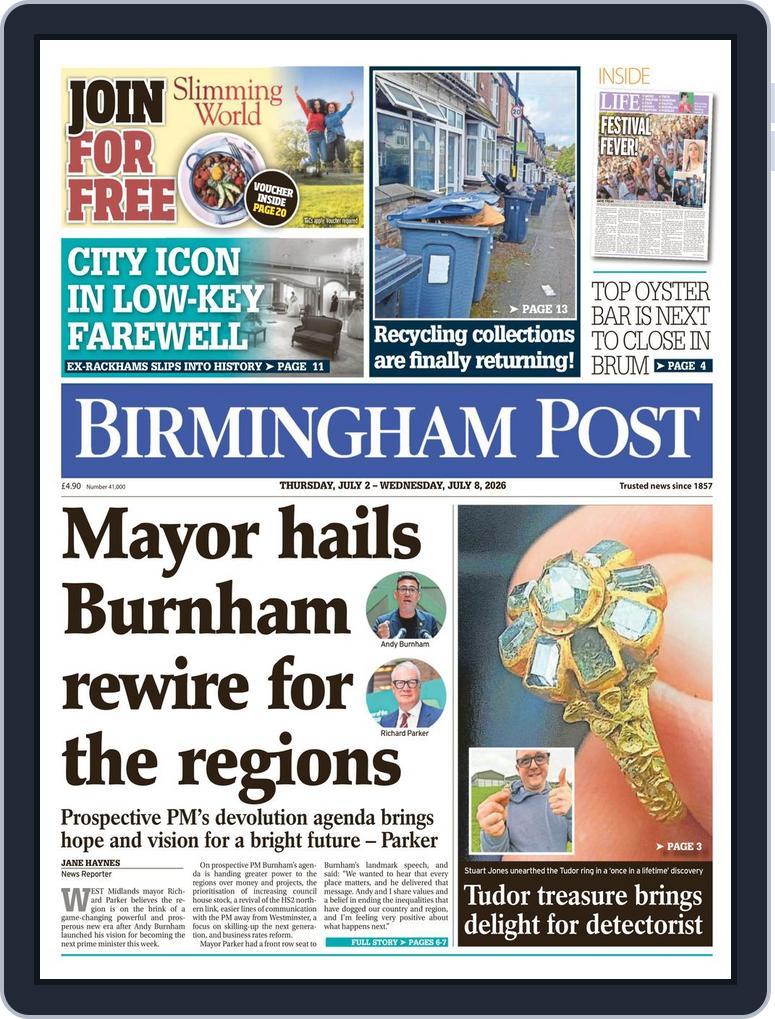 Birmingham Post (Digital) Subscription