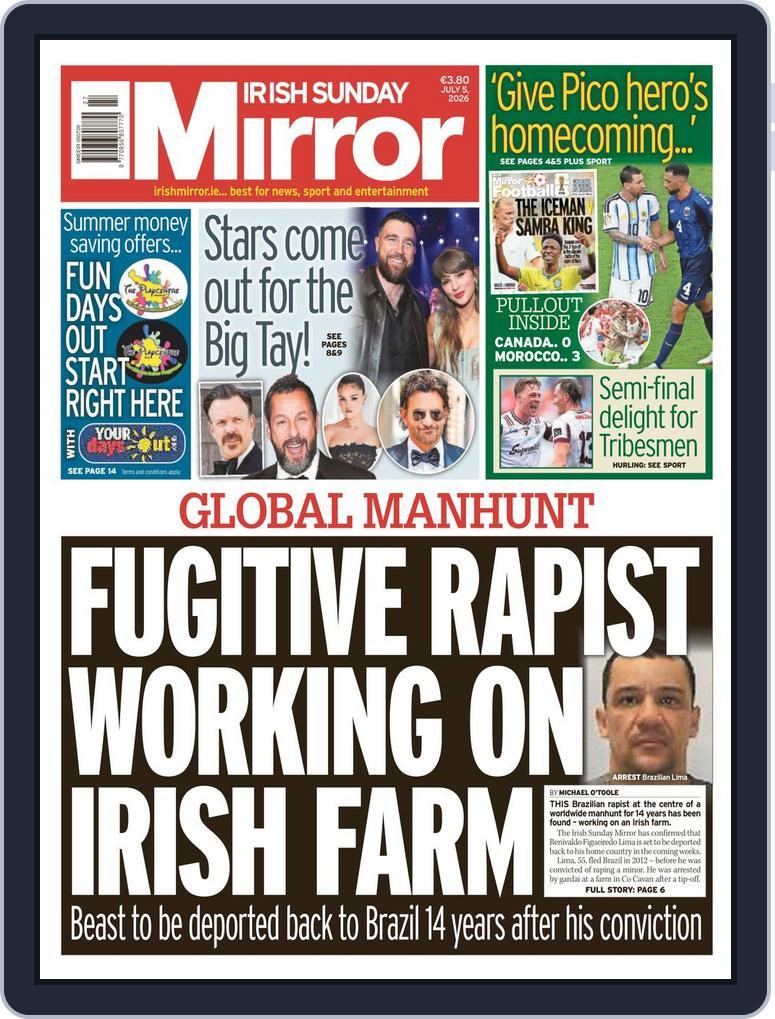 Irish Sunday Mirror (Digital) Subscription