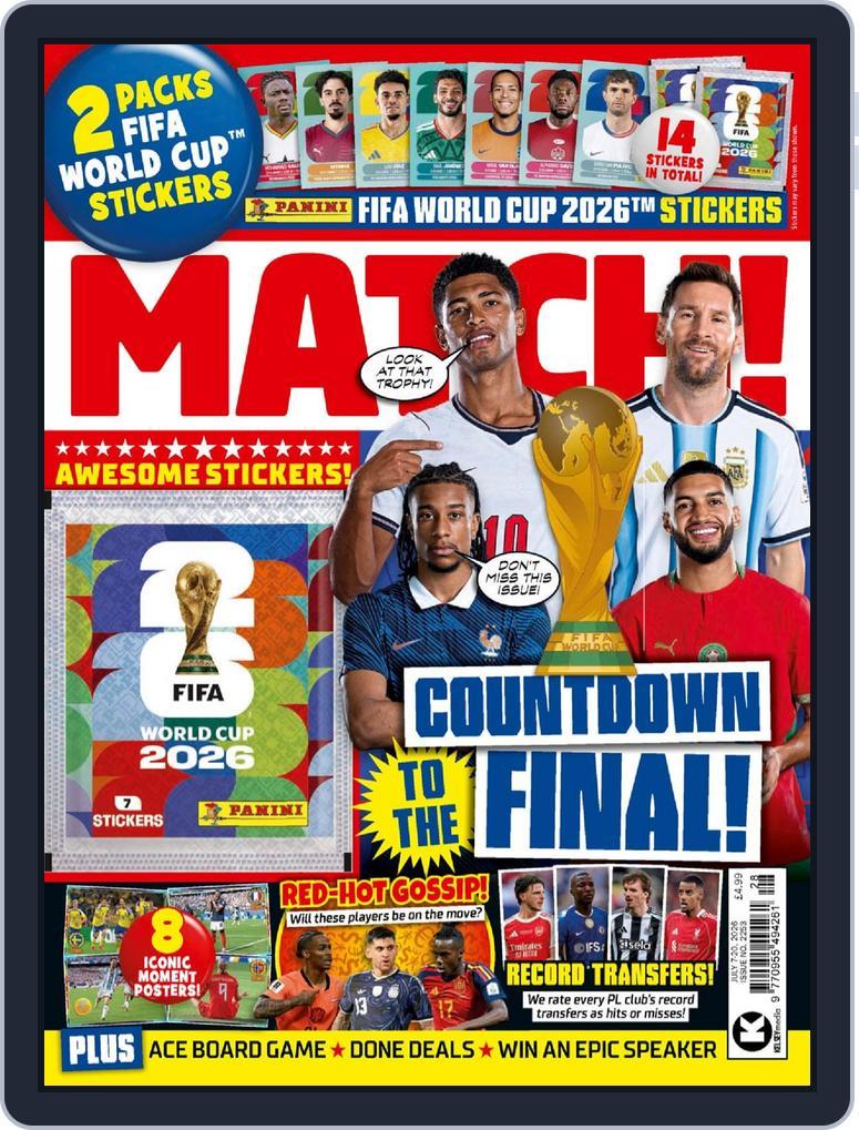 MATCH! (Digital) Subscription                    July 7th, 2026 Issue