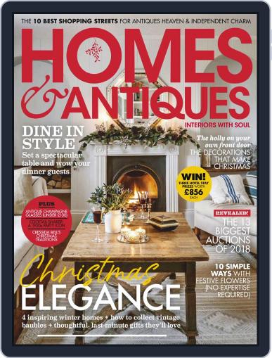 Homes & Antiques January 1st, 2019 Digital Back Issue Cover