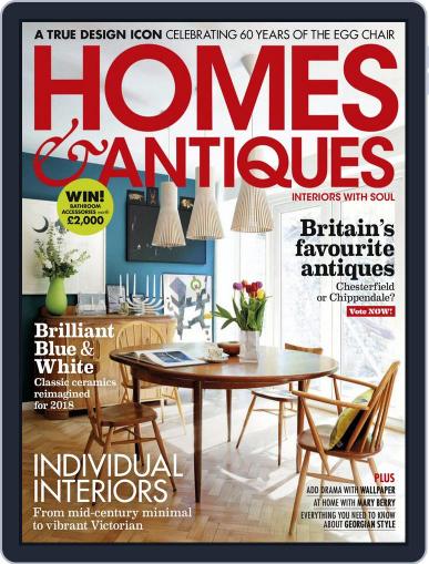 Homes & Antiques May 1st, 2018 Digital Back Issue Cover