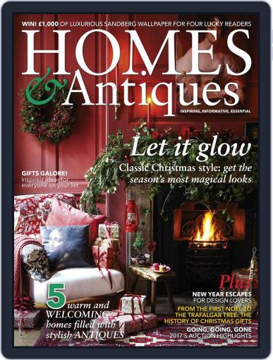 Homes & Antiques January 1st, 2018 Digital Back Issue Cover