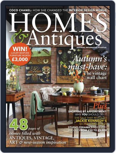 Homes & Antiques October 1st, 2017 Digital Back Issue Cover