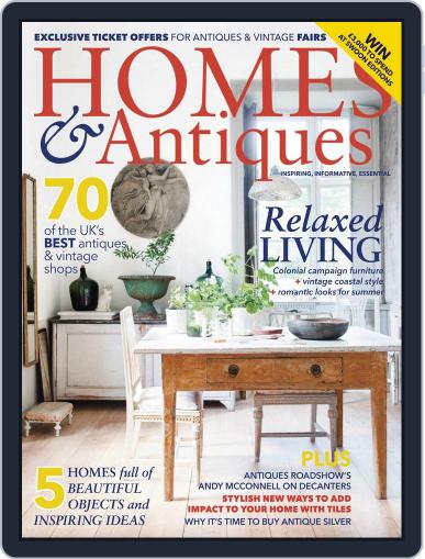 Homes & Antiques August 1st, 2017 Digital Back Issue Cover