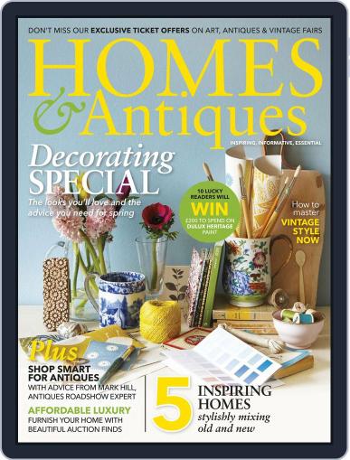 Homes & Antiques April 1st, 2017 Digital Back Issue Cover