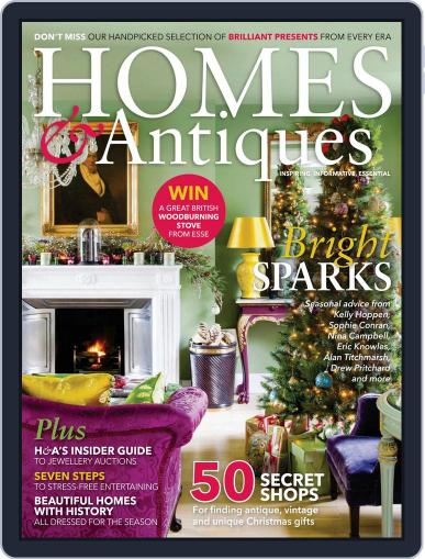 Homes & Antiques December 1st, 2016 Digital Back Issue Cover
