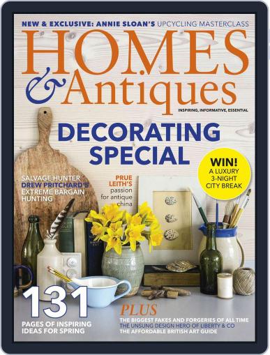 Homes & Antiques March 3rd, 2016 Digital Back Issue Cover