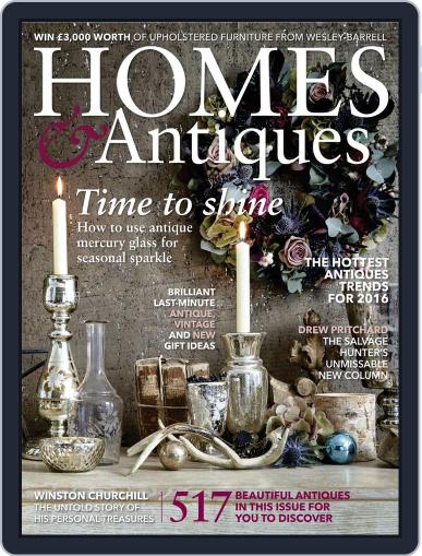 Homes & Antiques December 10th, 2015 Digital Back Issue Cover