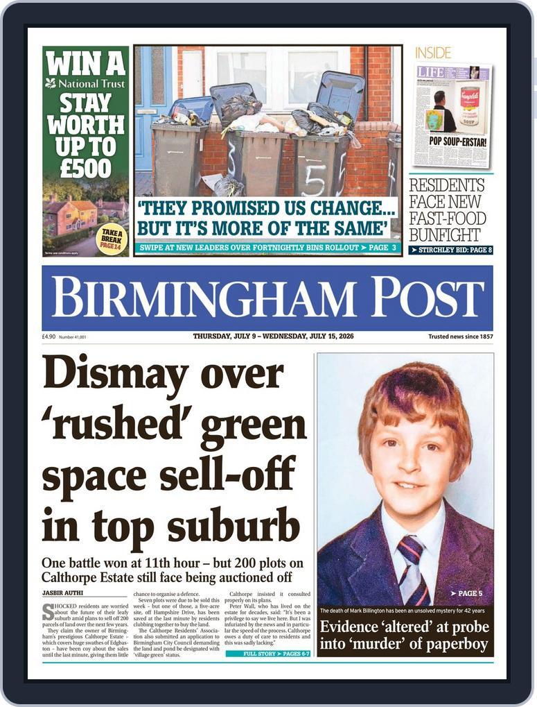Birmingham Post (Digital) Subscription