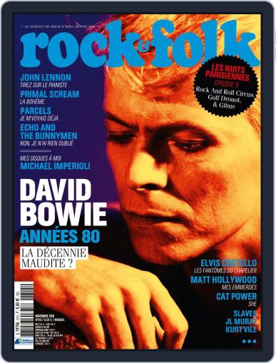 Rock And Folk October 10th, 2018 Digital Back Issue Cover