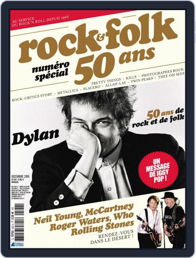 Rock And Folk December 1st, 2016 Digital Back Issue Cover