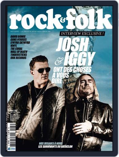 Rock And Folk February 16th, 2016 Digital Back Issue Cover
