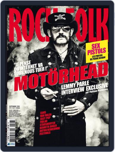 Rock And Folk September 1st, 2015 Digital Back Issue Cover