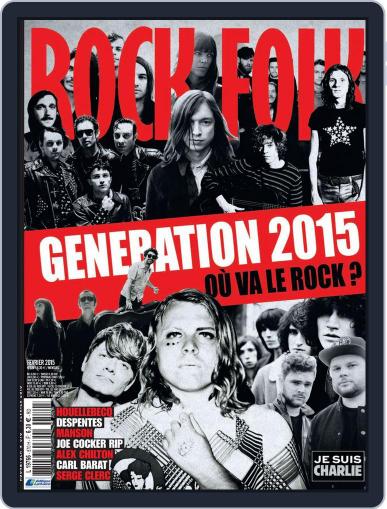 Rock And Folk January 16th, 2015 Digital Back Issue Cover