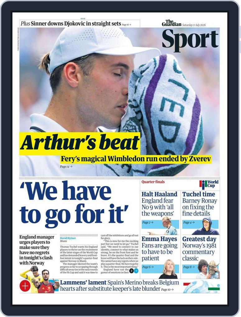Guardian - Sport (Digital) Subscription