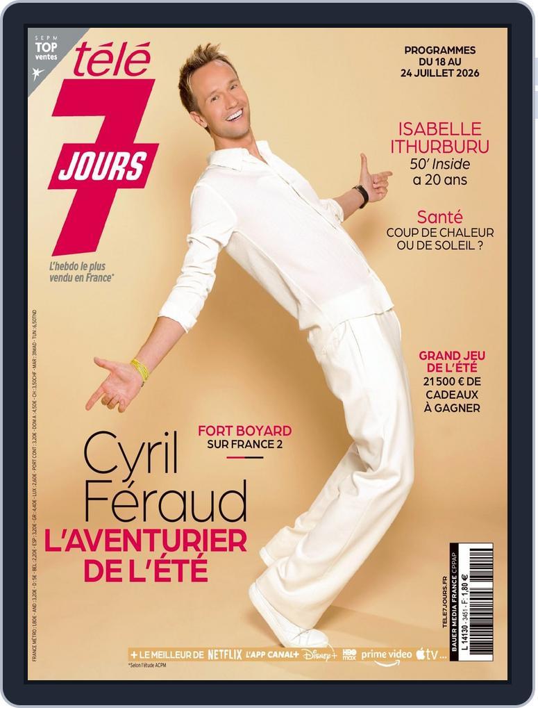 Télé 7 Jours (Digital) Subscription                    July 13th, 2026 Issue