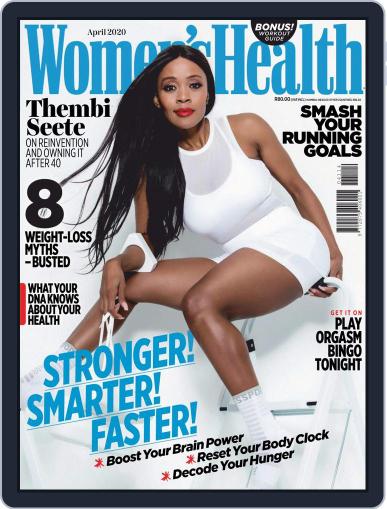 Women's Health South Africa April 1st, 2020 Digital Back Issue Cover
