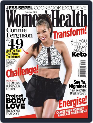 Women's Health South Africa October 1st, 2019 Digital Back Issue Cover
